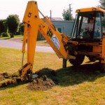 Contalmaison Cairn 2004 - digging the foundations