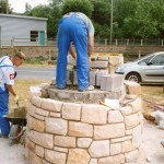 Contalmaison Cairn 2004 - taking shape