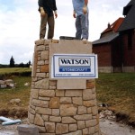 Contalmaison Cairn 2004 - time capsule installed