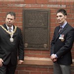 Commemorative plaque unveiled at Tynecastle